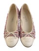 Chanel Interlocking CC Logo Tweed Ballet Flats
