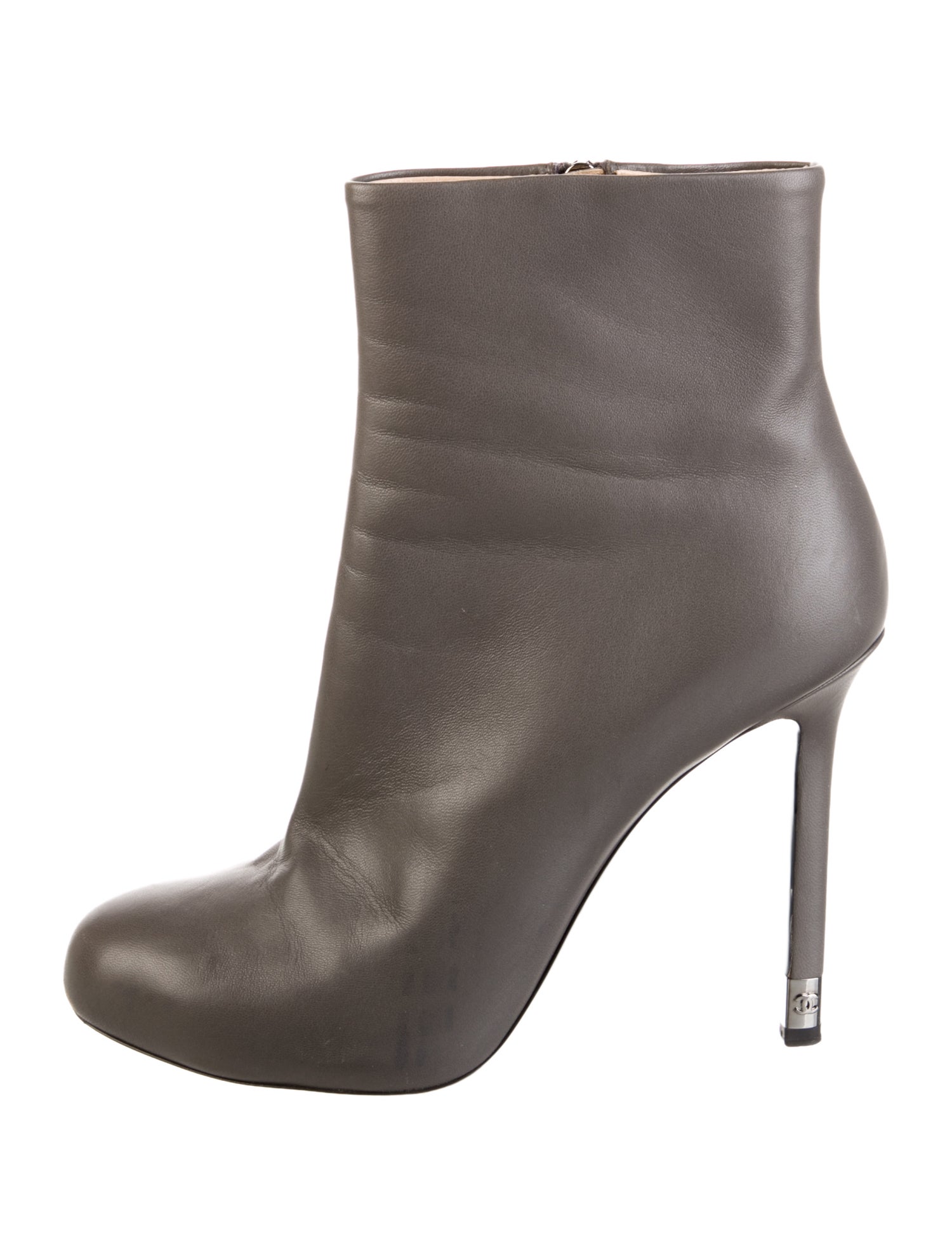 Chanel 2015 Interlocking CC Logo Boots