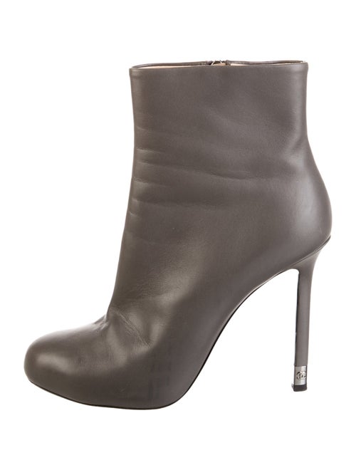 Chanel 2015 Interlocking CC Logo Boots