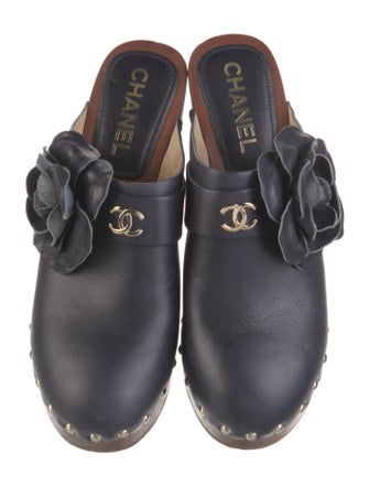 Chanel 2023 Interlocking CC Logo Mules
