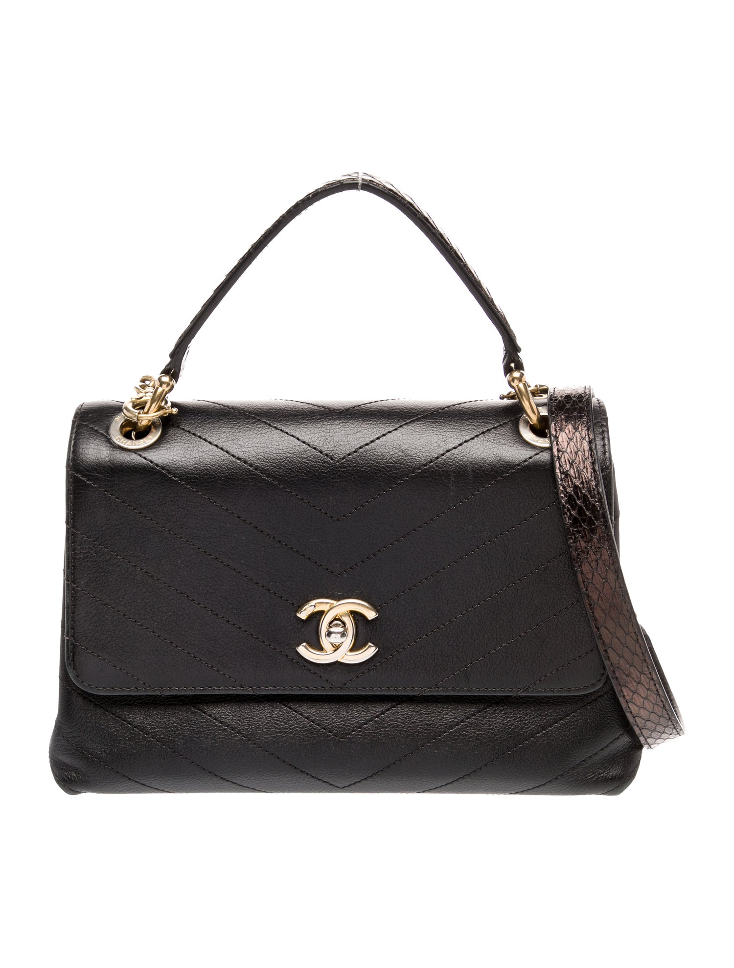 Chanel Small Chevron Chic Flap Bag