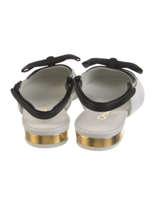 Chanel 2024 Interlocking CC Logo Slingback Flats