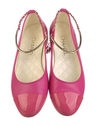 Chanel 2022 Interlocking CC Logo Ballet Flats