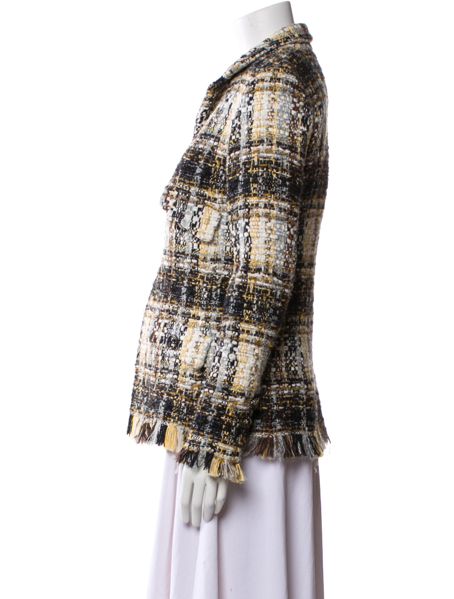 Chanel 2019 Plaid Print Blazer