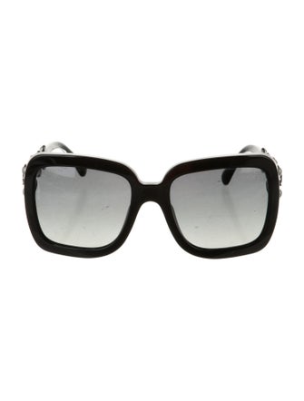Chanel Interlocking CC Logo Square Sunglasses