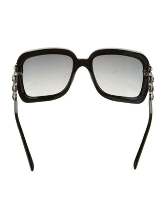 Chanel Interlocking CC Logo Square Sunglasses