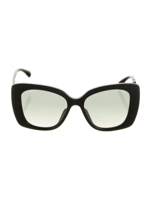 Chanel Interlocking CC Logo Oversize Sunglasses