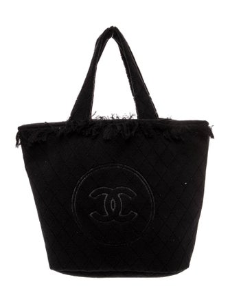 Chanel Terry Cloth Beach Tote