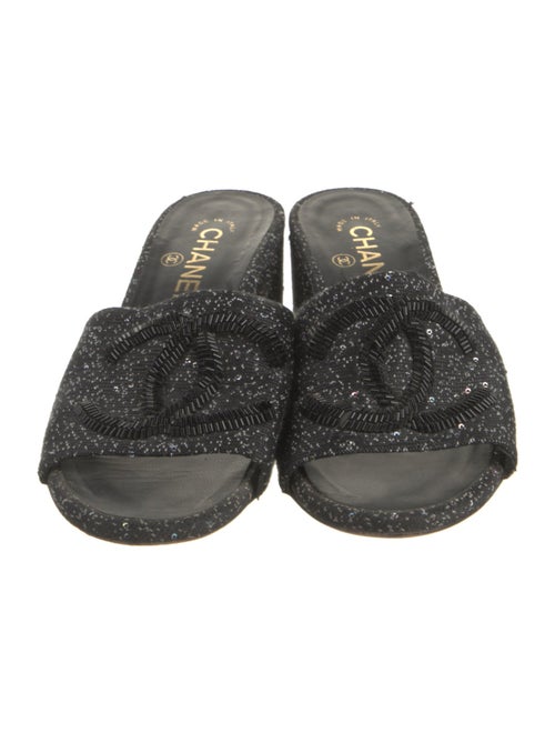 Chanel 2019 Interlocking CC Logo Slides