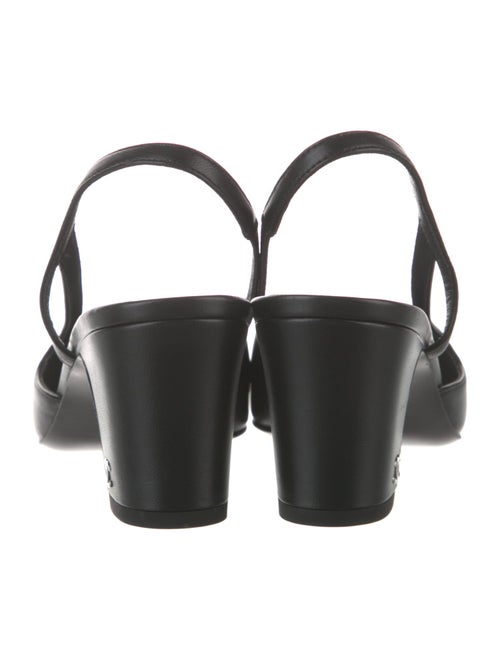 Chanel 2023 Interlocking CC Logo Slingback Pumps