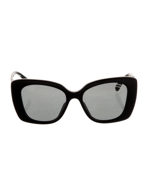 Chanel Interlocking CC Logo Oversize Sunglasses