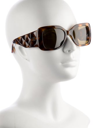 Chanel Interlocking CC Logo Square Sunglasses