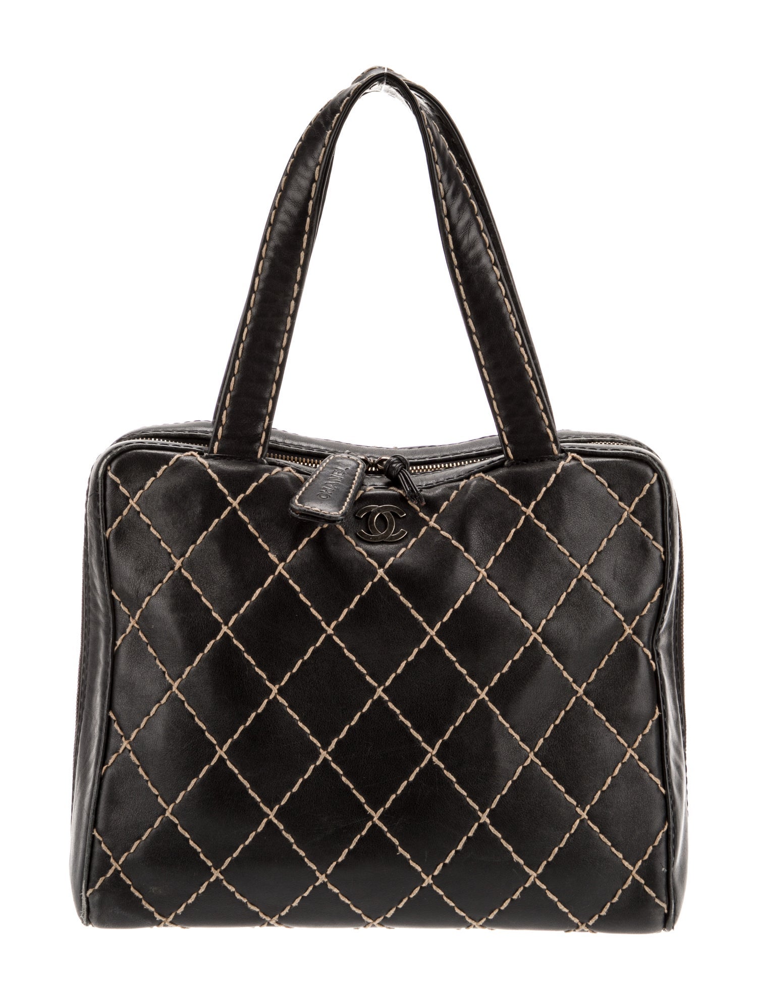 Chanel Surpique Bowler Bag