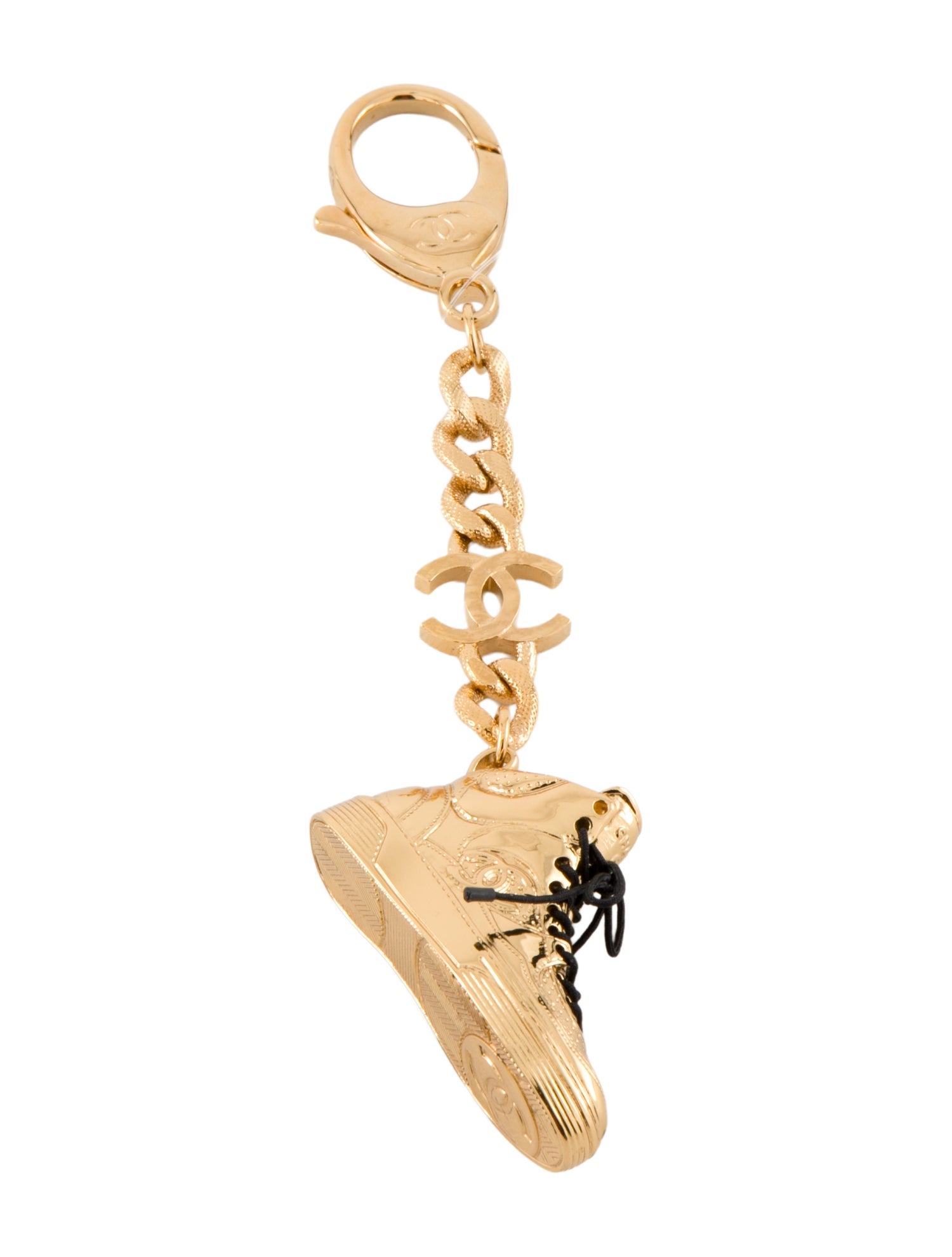 Chanel 2024 CC Sneaker Keychain w/Tags