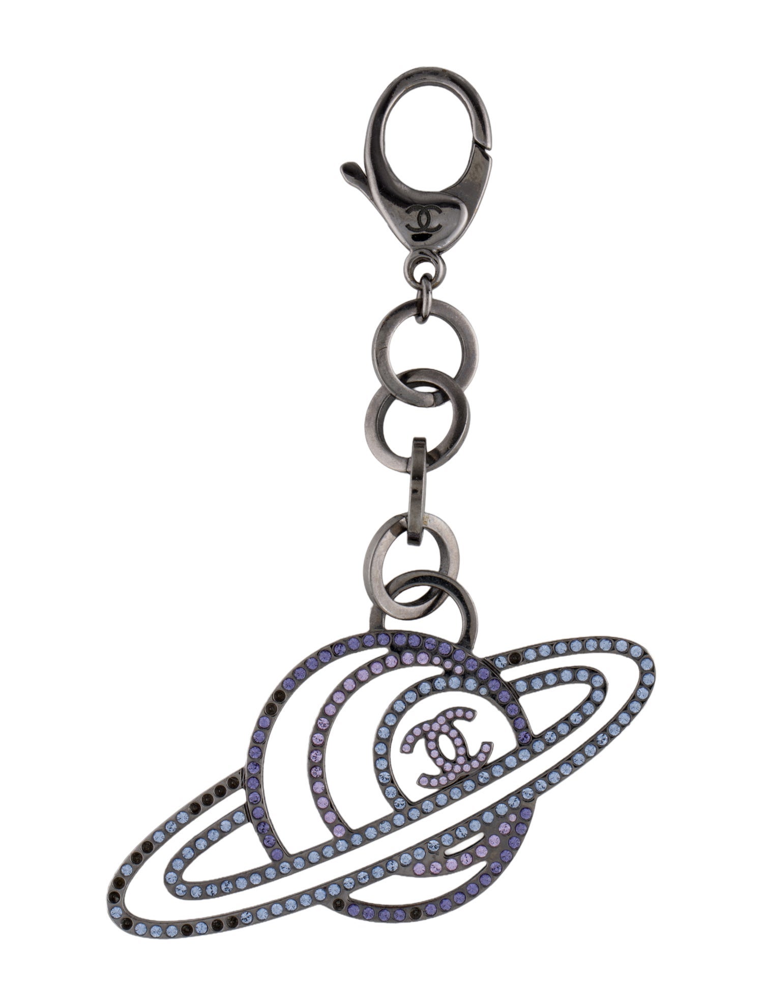 Chanel Strass CC Saturn Bag Charm