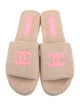 Chanel 2022 Interlocking CC Logo Slides