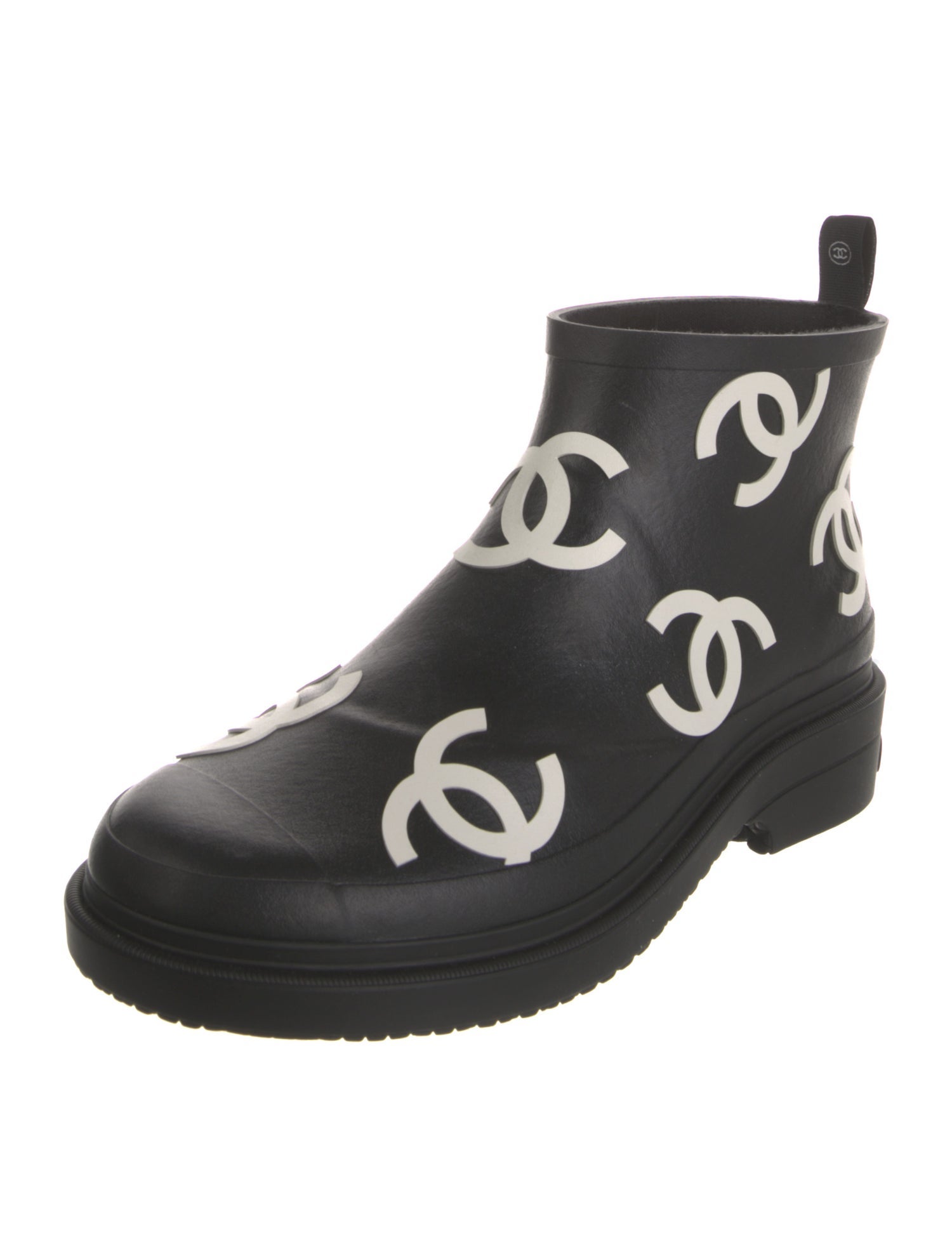 Chanel 2023 Interlocking CC Logo Rain Boots