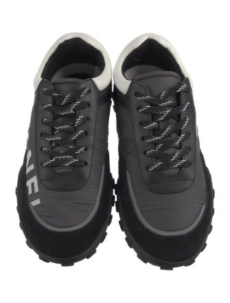Chanel Interlocking CC Logo Nylon Sneakers