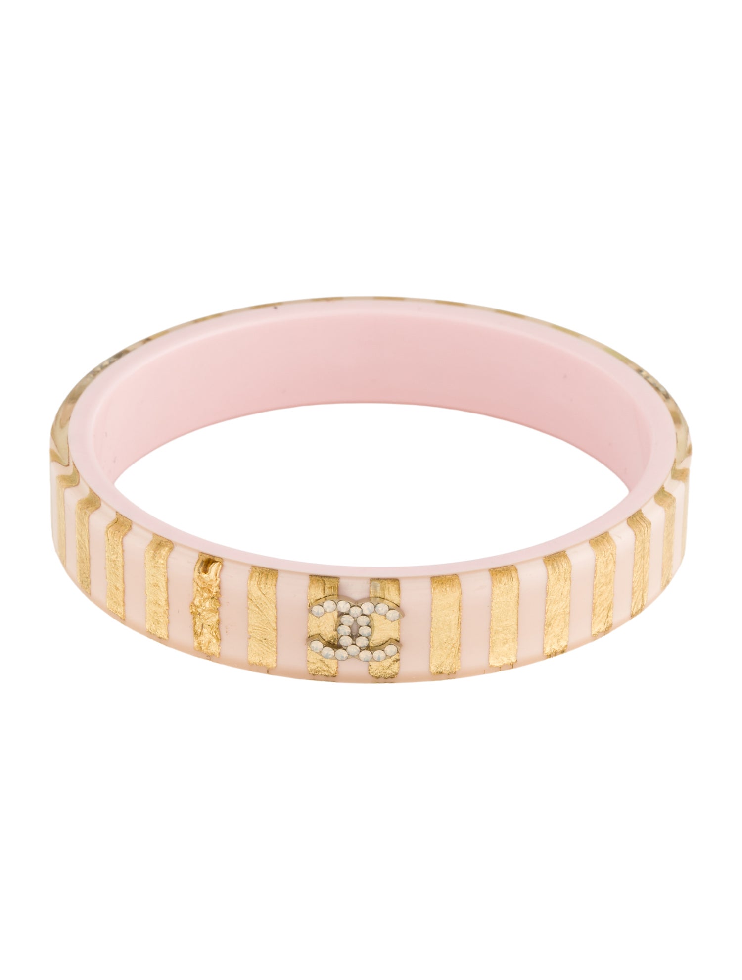 Chanel Resin & Strass CC Bangle