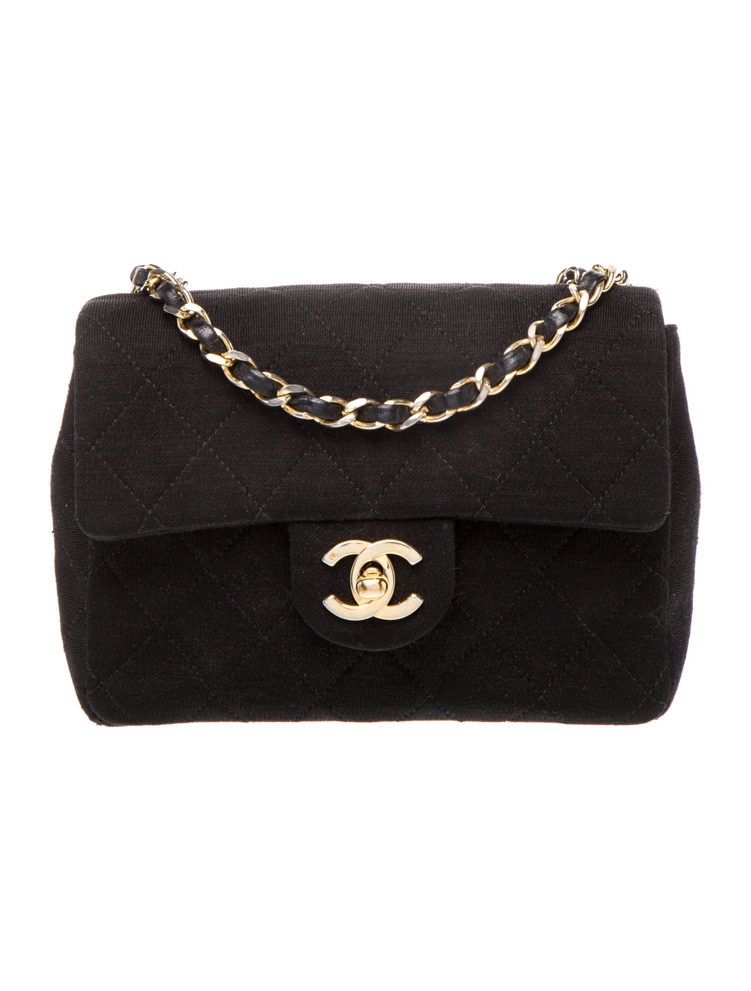 Chanel Jersey Mini Square Flap Bag