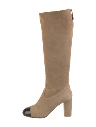 Chanel 2024 Interlocking CC Logo Boots