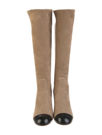 Chanel 2024 Interlocking CC Logo Boots