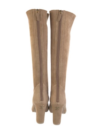 Chanel 2024 Interlocking CC Logo Boots