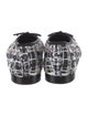 Chanel Interlocking CC Logo Tweed Ballet Flats