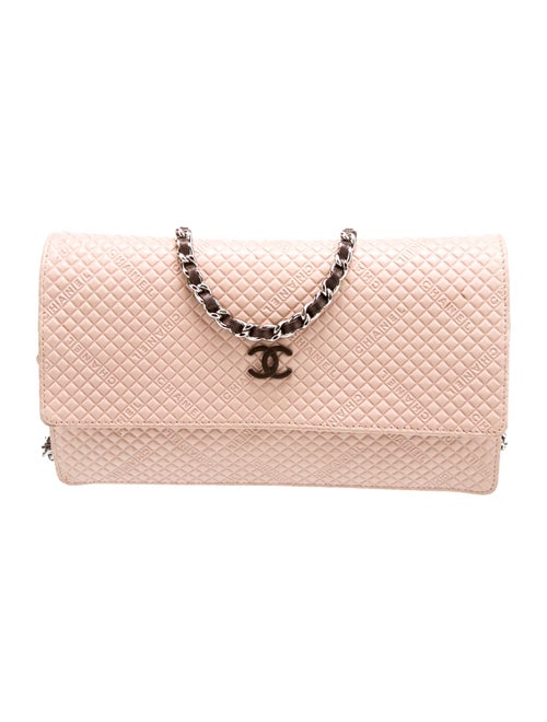 Chanel Logo Embossed Wallet on Chai