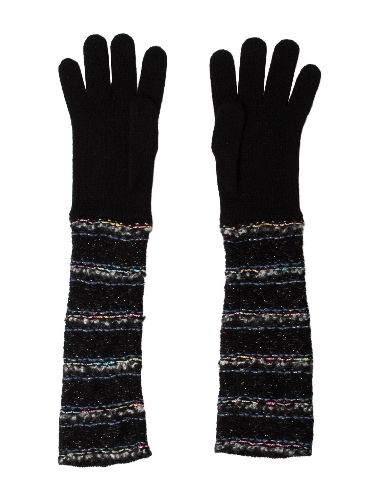 Chanel Wool Knit Gloves