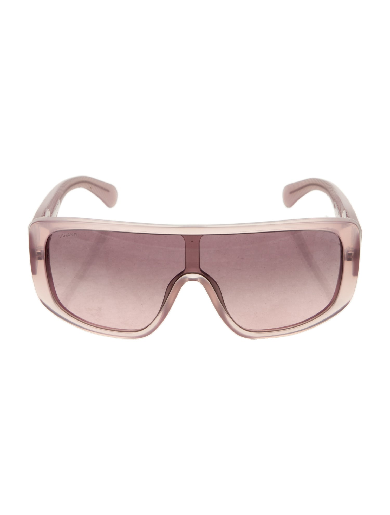 Chanel Interlocking CC Logo Shield Sunglasses