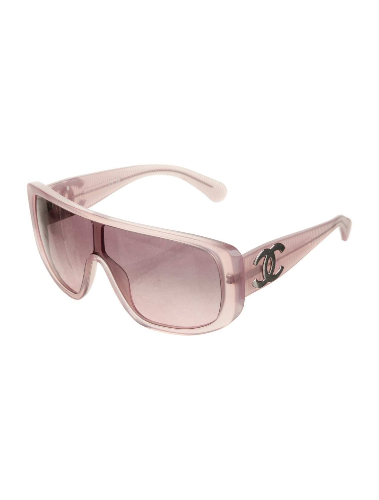 Chanel Interlocking CC Logo Shield Sunglasses