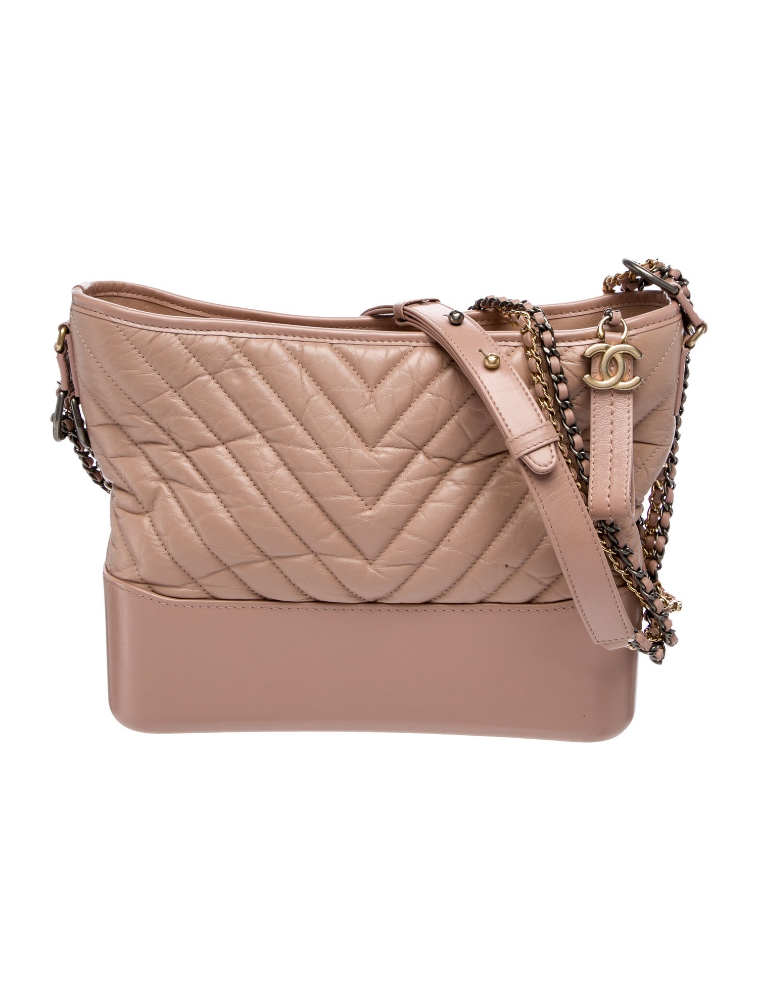 Chanel Medium Chevron Gabrielle Hobo