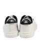 Chanel Interlocking CC Logo Leather Sneakers