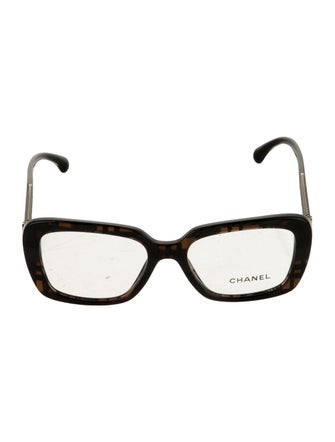 Chanel Interlocking CC Logo Square Eyeglasses