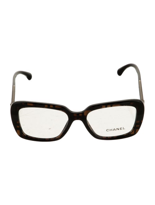 Chanel Interlocking CC Logo Square Eyeglasses