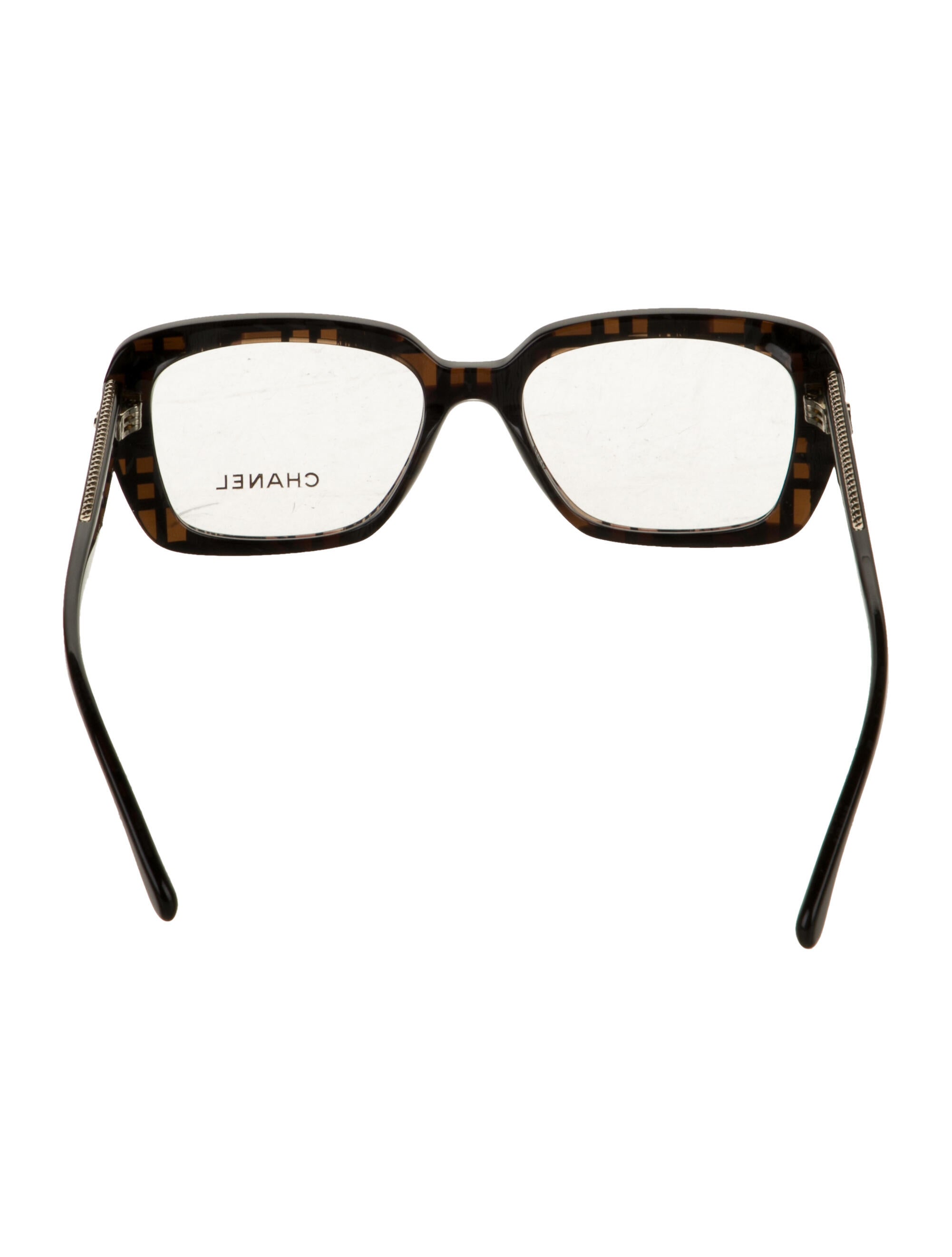 Chanel Interlocking CC Logo Square Eyeglasses