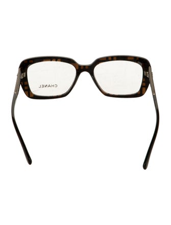 Chanel Interlocking CC Logo Square Eyeglasses