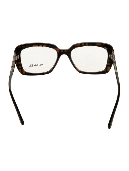 Chanel Interlocking CC Logo Square Eyeglasses