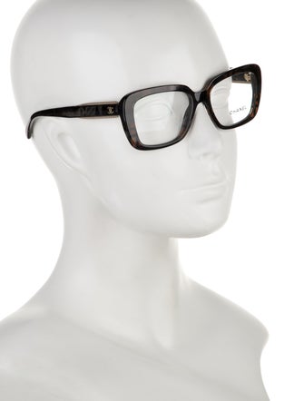 Chanel Interlocking CC Logo Square Eyeglasses
