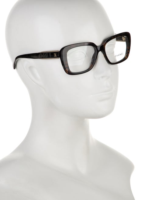 Chanel Interlocking CC Logo Square Eyeglasses