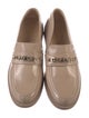 Chanel Interlocking CC Logo Calfskin Loafers