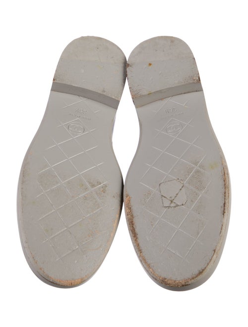 Chanel Interlocking CC Logo Leather Loafers