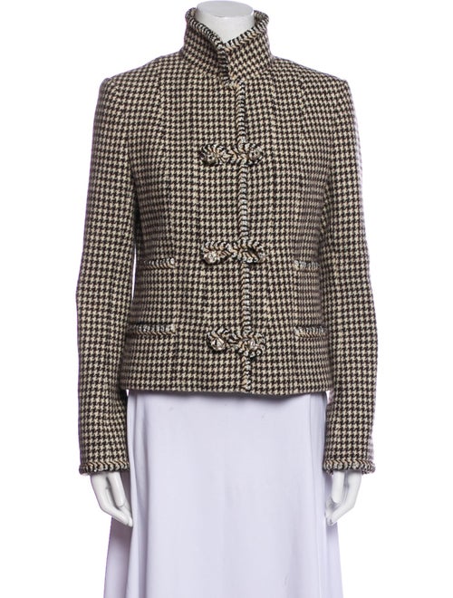 Chanel 2015 Houndstooth Blazer