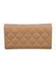 Chanel 2022 Interlocking CC Logo Trifold Wallet