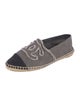 Chanel Interlocking CC Logo Canvas Espadrilles