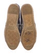 Chanel Interlocking CC Logo Canvas Espadrilles