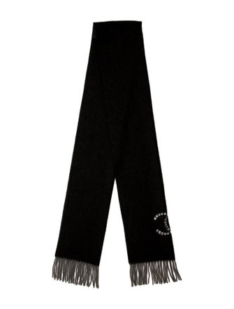 Chanel Cashmere Interlocking CC Logo Scarf