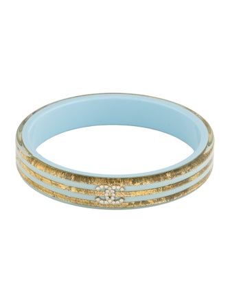 Chanel Resin & Strass CC Bangle