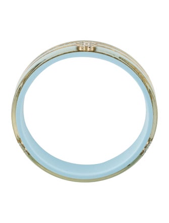 Chanel Resin & Strass CC Bangle